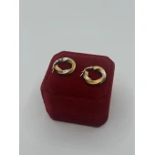 Cercei din aur proba 750 2.04 gr