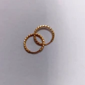 Cercei aur, proba 585* 0,64 gr