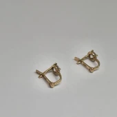 Cercei din aur 585 Masa 1.40 Gr