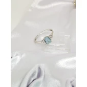 Inel din Aur cu Diamant si topaz Proba 750* 1.90 gr