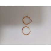 Set din aur proba 585* ( 3 perechi cercei+bratara)