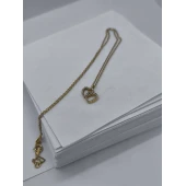 Lanț Cu Pandativ Din Aur Proba 750* 2.34 Gr