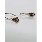 Cercei din Aur Proba 585*  masa 0.66 gr