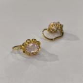 Cercei din aur proba 750*-3,81 gr