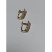 Cercei din aur proba 585* 2,43gr