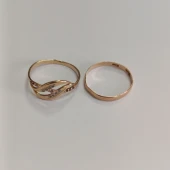 Set Inel + Verigheta Din Aur Proba 585* 1.50 gr