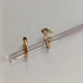 Set Inel + Verigheta Din Aur Proba 585* 1.50 gr