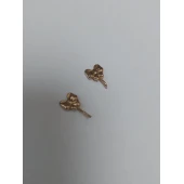 Cercei din aur proba 585* 0.74 gr