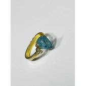 Inel Din Aur Proba 585* 2.91 Gr