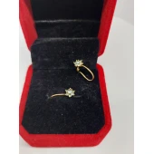 Cercei din aur proba 585* 1.02 gr.