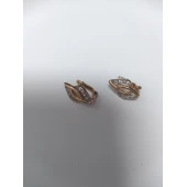 Cercei din aur proba 585* 2,88gr
