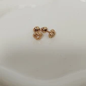 Cercei din aur proba 586*-1,58 gr