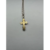 Lanţ cu cruce din aur 585* - 2,54gr