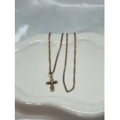 Lanț Cu Cruce Din Aur 585 2.86 gr