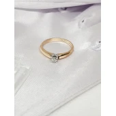 Inel din Aur cu diamant Proba 585* 2.48 gr