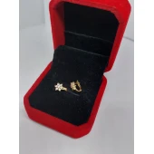 Cercei din aur proba 585* 1,29 gr.