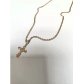 Lant cu cruce  din aur Proba 585* 7.63gr