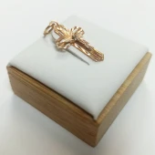 Inel și Cruce din aur * Proba 585 *Masa 2.09g