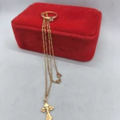 Set Lanț cu inel 585* 4.19 Gr