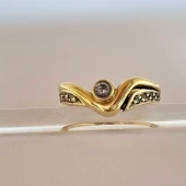 Inel din aur Proba 585   3,43 gr