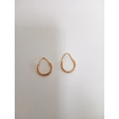 Set din aur proba 585* ( 3 perechi cercei+bratara)