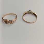 Set Inele Din Aur Proba 585* 2,99 gr