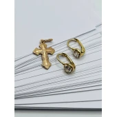 Cercei și Cruce Aur Proba 585* 2.36 gr