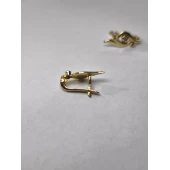 Cercei din aur proba 585* 2,66 gr