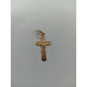 Cruce Din Aur Proba 585  0.76gr