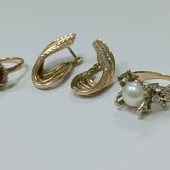 Set Din Aur proba 585 masa 18.47 gr