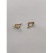Cercei din aur proba 585*-2,04 gr