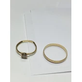 Inel + Verigheta Din Aur Proba 585* 2.35 gr