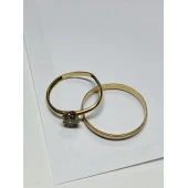 Inel + Verigheta Din Aur Proba 585* 2.35 gr