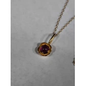 Lanț Cu Pandantiv Din Aur Proba 585* 1,93 gr