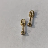 Cercei din aur proba 585*-1,01 gr
