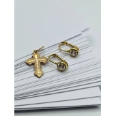 Cercei și Cruce Aur Proba 585* 2.36 gr