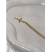 Lant Cu Cruce Din Aur Proba 585* 2,95 gr