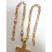 Lant Cu Cruce Din Aur Proba 585* 32.5 Gr