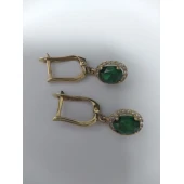 Cercei din aur proba 585* 3,21gr