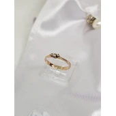 Inel din Aur cu Diamant Proba 585* 1.14 gr
