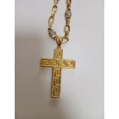 Lant Cu Cruce Din Aur Proba 585* 32.5 Gr