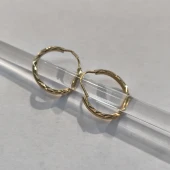 Cercei din aur proba 585*- 0.69 gr