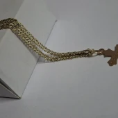 Lanț +cruce 585 proba   6.20 gr