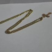 Lanț +cruce 585 proba   6.20 gr