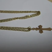 Lanț +cruce 585 proba   6.20 gr