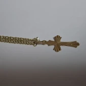 Lanț +cruce 585 proba   6.20 gr