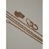 Set 2 Perechi de Cercei +Lănțișor 585* 6,86 gr