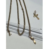 Lant cu Cruce Aur Proba 585* 3.02 gr