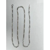 Lanț de argint proba 925 masa 6,95 gr 50 cm