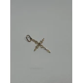 Cruce din aur proba 585* - 1,13gr